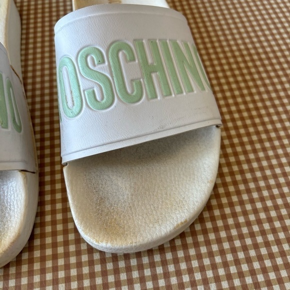 Moschino Women’s Authentic slides sandals. Size 38. Made in Spain. FAIR - Picture 15 of 16